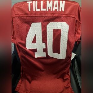 Reebok medi7m tillman red az Cardinals nfl jersey